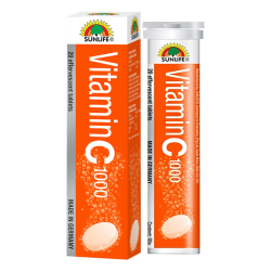 Sunlife Vitamin C 1000mg 20 Orange Effervescent Tablets Sunlife Vitamin C 1000mg 20 Orange Effervescent Tablets