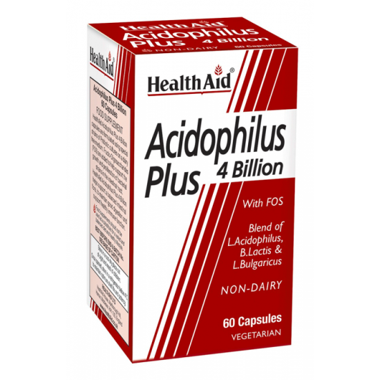 Health Aid Acidophilus Plus 4 Billion 60 Vegicaps Health Aid Acidophilus Plus 4 Billion 60 Vegicaps