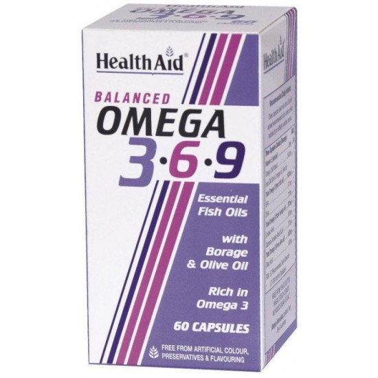 Health Aid Omega 3 6 9 60 Capsules