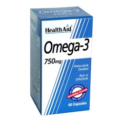 Health Aid Omega-3 750mg 60 Capsules