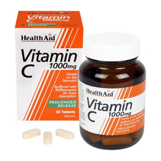 Health Aid Vitamin C 1000mg Prolonged Release 30 Tablets