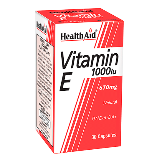 Health Aid Vitamin E 1000iu 30 Capsules