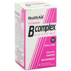 Health Aid Vitamin B Complex Supreme 90 Capsules Health Aid Vitamin B Complex Supreme 90 Capsules