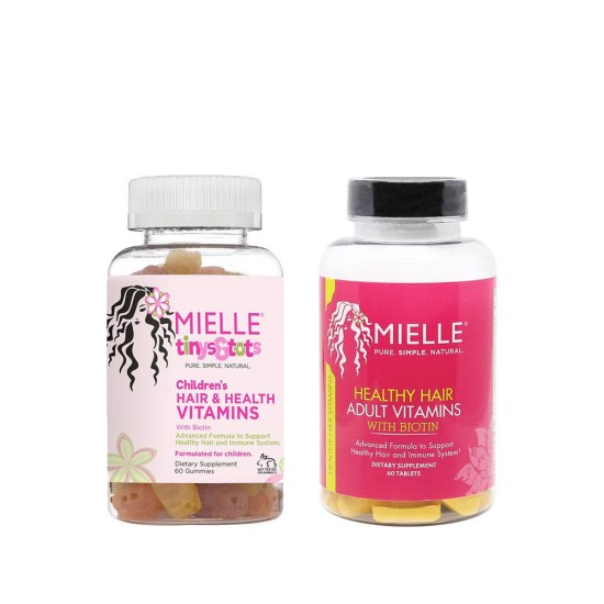 Mielle Healthy Hair Adult Vitamins With Biotin 60's Mielle Healthy Hair Adult Vitamins With Biotin 60's