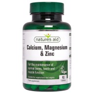 Natures Aid Calcium,magnesium And Zinc 90 Capsules