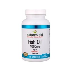 Natures Aid Omega-3 Fish Oil 1000mg 90 Capsules Natures Aid Omega-3 Fish Oil 1000mg 90 Capsules