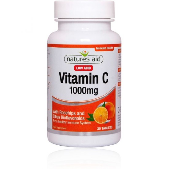 Natures Aid Vitamin C 1000gm (citrus Bioflavonoids) 30 Tablets