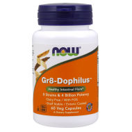 Now Foods Gr8 Dophilus 60 Veg Capsules