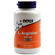 Now Foods  L-arginine 500mg 100 Capsules