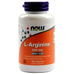 Now Foods L-arginine 500mg 100 Capsules Now Foods L-arginine 500mg 100 Capsules