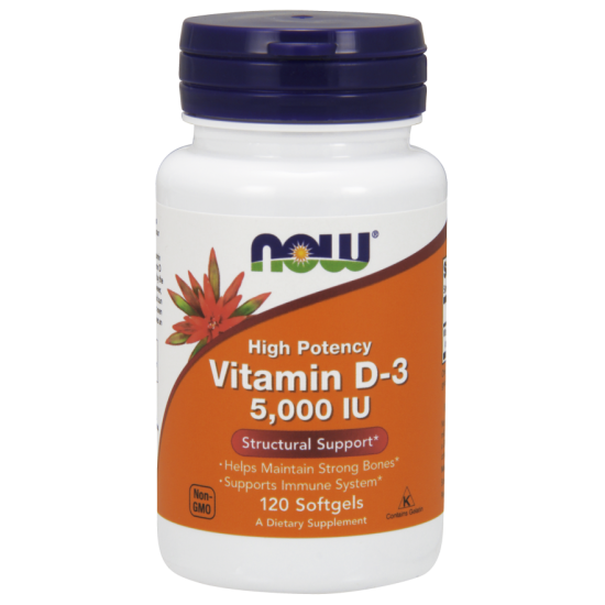 Now Foods Vitamin D-3 5000 Iu  120 Softgels