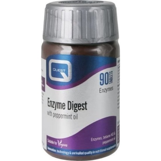 Quest Enzyme Digest With Peppermint Oil 90 Tablets