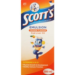 Scotts Emulsion 200ml Orange Scotts Emulsion 200ml Orange