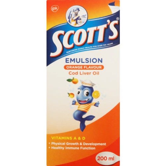 Scotts Emulsion 200ml Orange