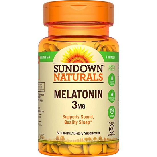 Sundown Naturals Melatonin 3mg 60 Tablets