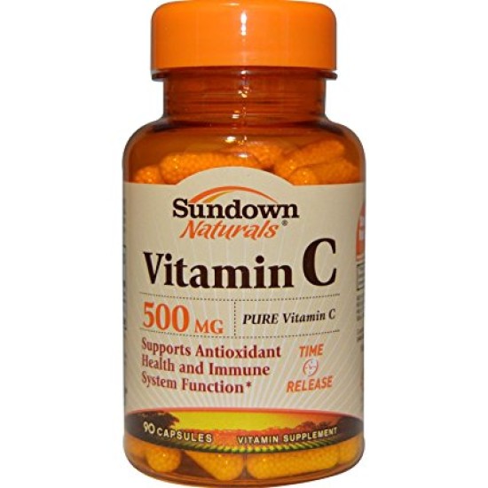 Sundown Naturals Vitamin C 500 Mg 90 Time Release Capsules Sundown Naturals Vitamin C 500 Mg 90 Time Release Capsules