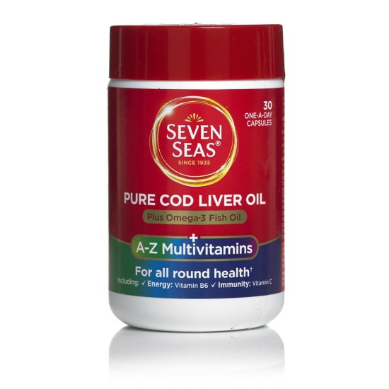 Seven Seas Cod Liver Oil Plus Multivitamins 30 Capsules