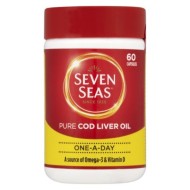 Seven Seas One  A Day Pure Cod Liver Oil 60 Capsules
