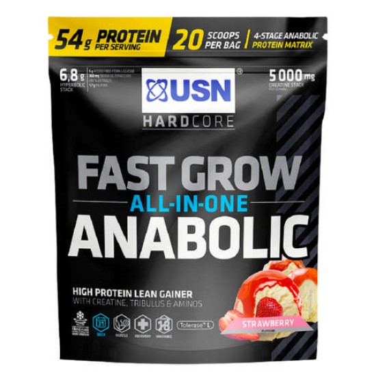 Usn Fast Grow Anabolic Strawberry 1kg