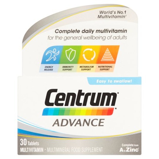 Centrum Advance Multivitamins 30 Tablets