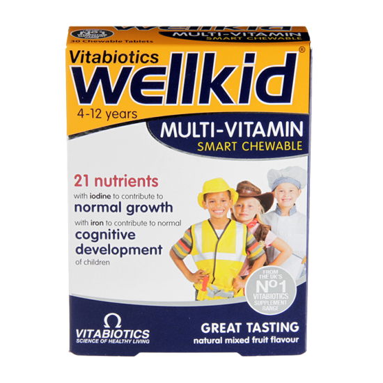 Vitabiotics Wellkid Multi-vitamin Chewable 30 Tablets