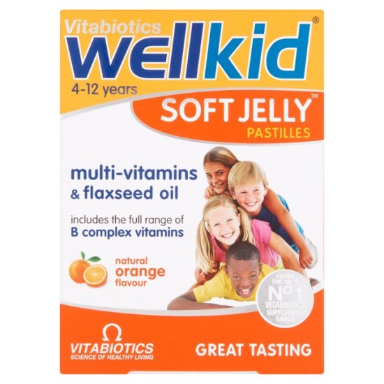 Vitabiotics Wellkid Multivitamin Soft Jelly Pastilles 4-12years 30 Pastilles Vitabiotics Wellkid Multivitamin Soft Jelly Pastilles 4-12years 30 Pastilles