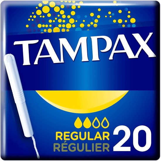 Tampax Regular Applicator 20 Tampons