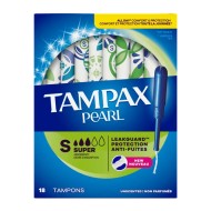 Tampax Pearl Super Applicator 18 Tampons