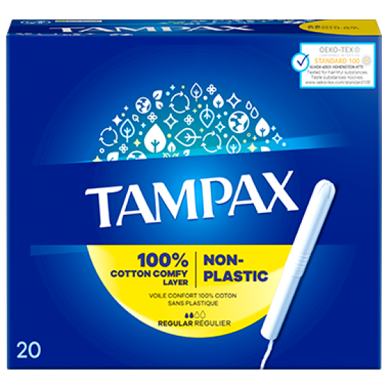 Tampax Regular Applicator 20 Tampons