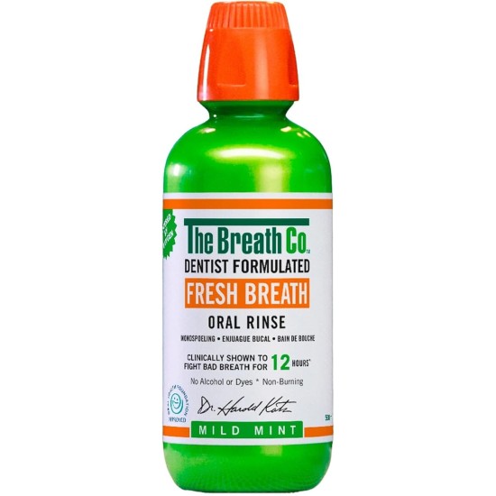 The Breath Co. Mouthwash Mild Mint Flavour 500ml