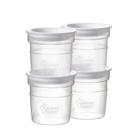 Tommee Tippee Closer to Nature Milk Storage Pots 4 Pack