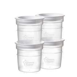 Tommee Tippee Closer to Nature Milk Storage Pots 4 Pack