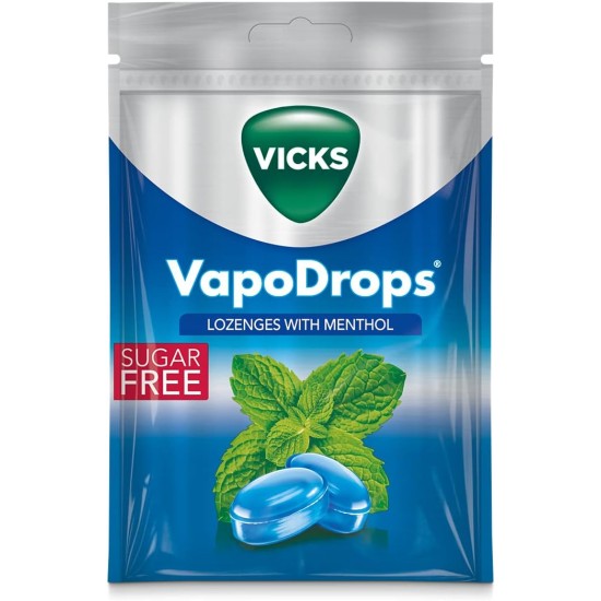 Vicks Vapodrops Menthol Sugar Free 72g Cough Drops