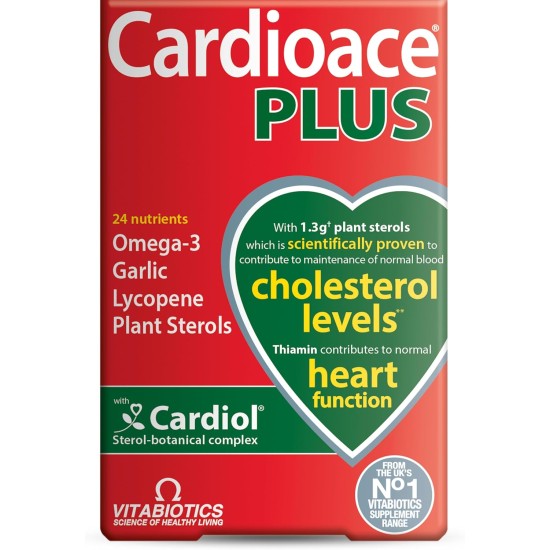 Vitabiotics Cardioace Plus Omega-3 Capsules 60 Capsules