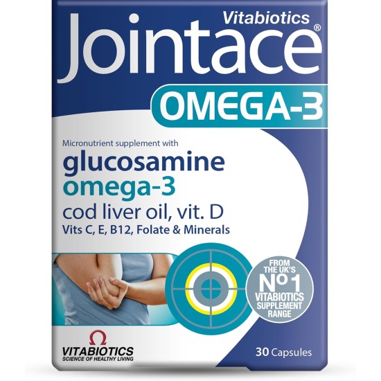 Vitabiotics Jointace Omega-3 Oil And Glucosamine 30 Capsules