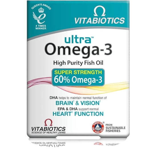 Vitabiotics Ultra Omega-3 High Purity Fish Oil 60 Capsules