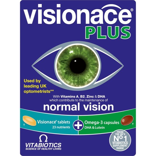Vitabiotics Visionace Plus Omega-3 56 Tablets