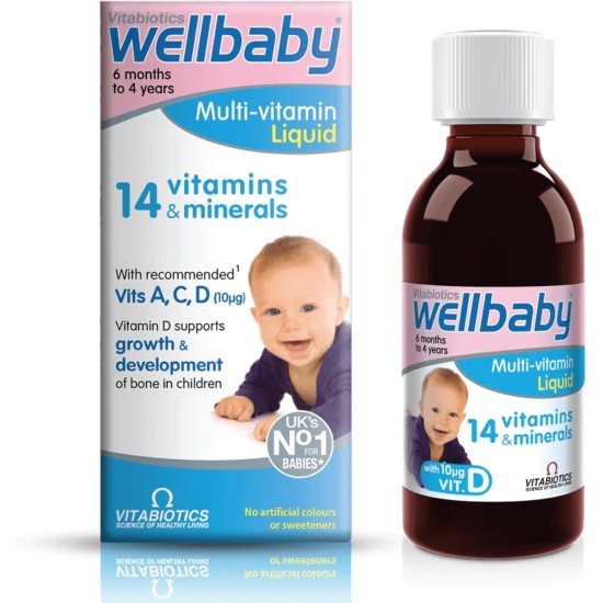 Vitabiotics Wellbaby Multi-vitamin Liquid 150ml