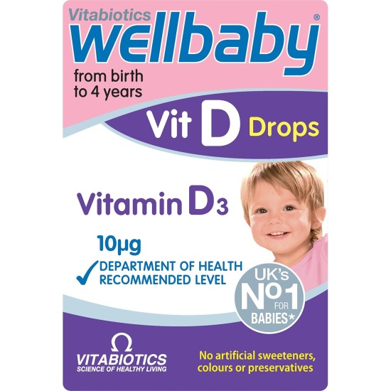 Vitabiotics Wellbaby Vitamin D Drops 30ml