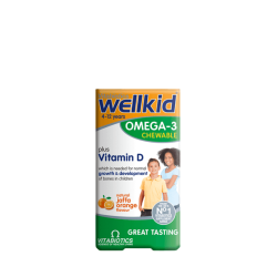 Vitabiotics Wellkid Omega-3 Chewable 4 -12 Years 60 Capsules