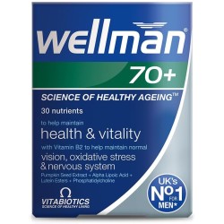 Vitabiotics Wellman 70+multivitamin Mineral 30 Tablets