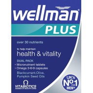 Vitabiotics Wellman Plus Omega 3.6.9 Health And Vitality 56 Tablets