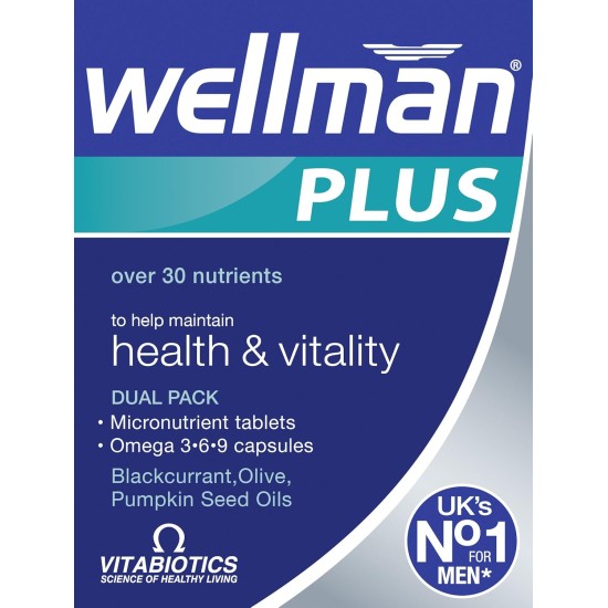 Vitabiotics Wellman Plus Omega 3.6.9 Health And Vitality 56 Tablets Vitabiotics Wellman Plus Omega 3.6.9 Health And Vitality 56 Tablets