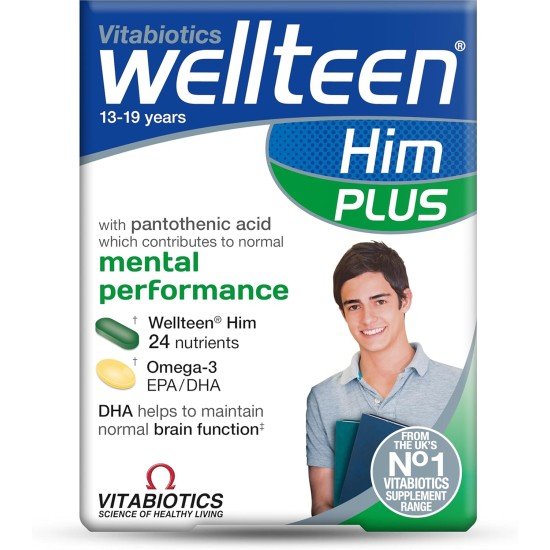 Vitabiotics Wellteen Him Plus 56 Tablets Vitabiotics Wellteen Him Plus 56 Tablets