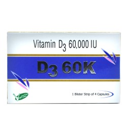 Vitamin D3 Capsules 60000 Iu 10 X 4 Capsules