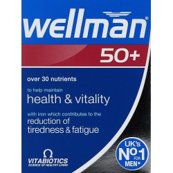 Wellman Vitabiotics 50+ Advanced Vitamin And Mineral Supplement 30 Tablets
