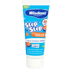 Wisdom Step by Step 4+ Toothpaste Wisdom Step by Step 4+ Toothpaste