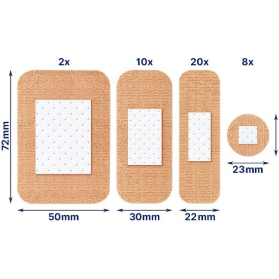 Elastoplast Fabric Extra Flexible 40 Plaster Strips