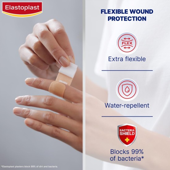 Elastoplast Fabric Extra Flexible 40 Plaster Strips