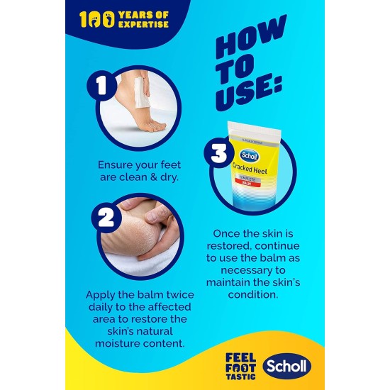Scholl Cracked Heel Repair Cream Active Repair K+ Skin Care 60ml Scholl Cracked Heel Repair Cream Active Repair K+ Skin Care 60ml